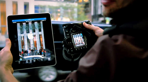 Da camera direto para o iPad