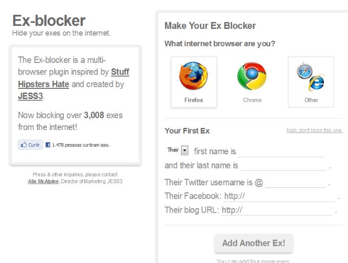 Ex namorado(a)? Nunca mais !!!