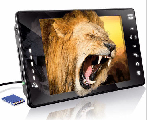 Fotos 3D na sua cabeceira.