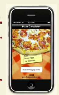 iPizza, para fazer o pedido certo.